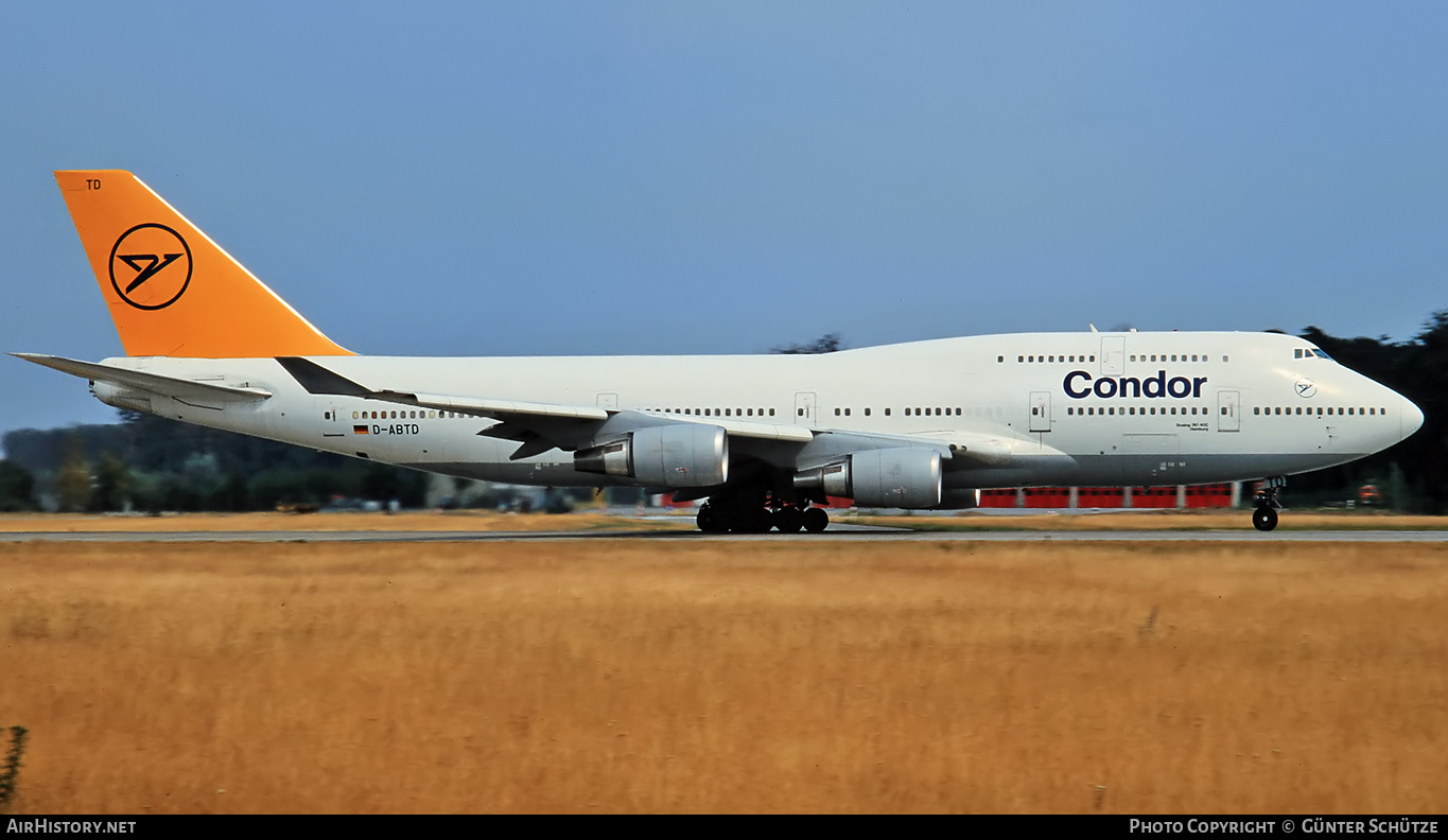 Aircraft Photo of D-ABTD | Boeing 747-430M | Condor Flugdienst | AirHistory.net #199583