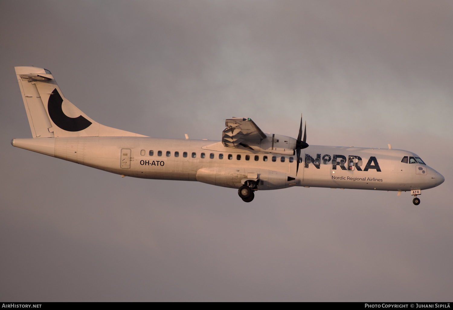 Aircraft Photo of OH-ATO | ATR ATR-72-500 (ATR-72-212A) | Norra - Nordic Regional Airlines | AirHistory.net #199602
