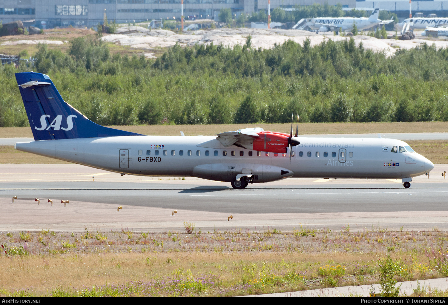 Aircraft Photo of G-FBXD | ATR ATR-72-600 (ATR-72-212A) | Scandinavian Airlines - SAS | AirHistory.net #199620