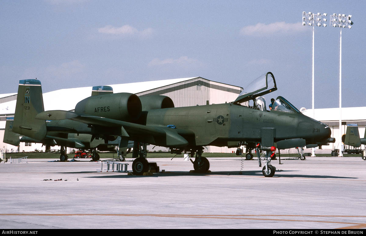 Aircraft Photo of 77-0231 / AF77-231 | Fairchild A-10A Thunderbolt II | USA - Air Force | AirHistory.net #199628