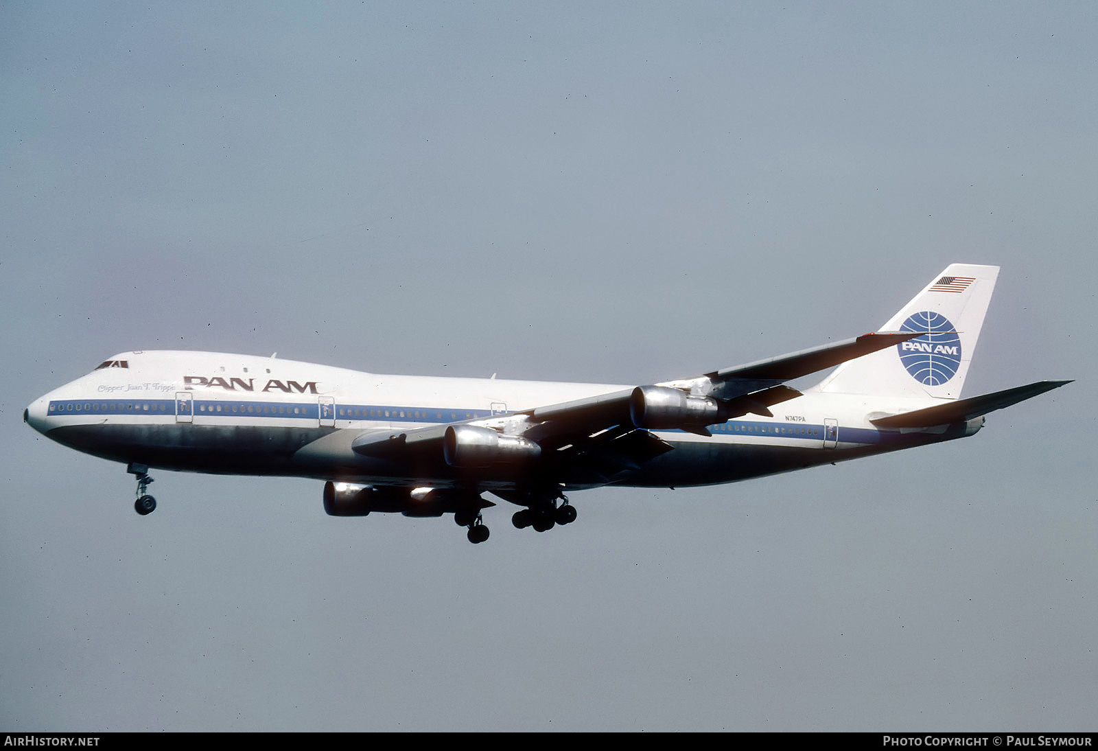 Aircraft Photo of N747PA | Boeing 747-121 | Pan American World Airways - Pan Am | AirHistory.net #199631