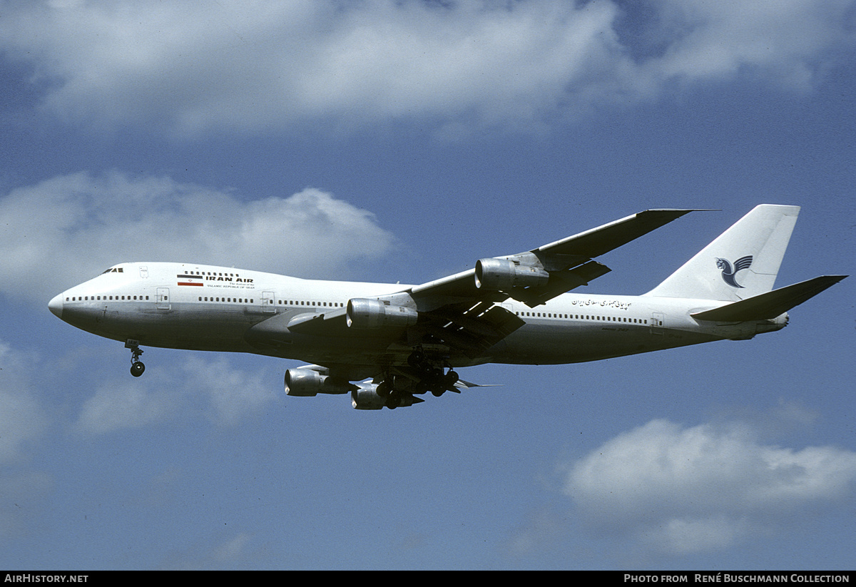 Aircraft Photo of EP-IAM | Boeing 747-186B | Iran Air | AirHistory.net #199632