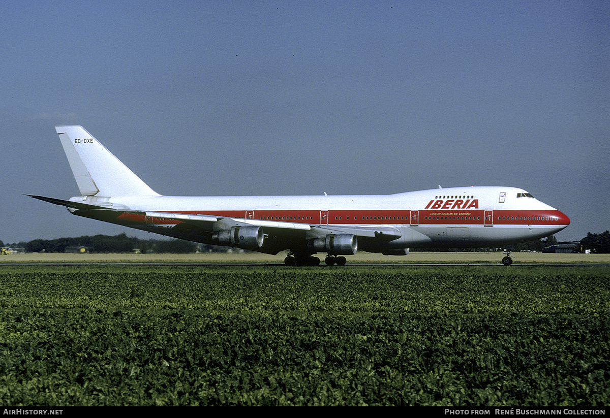 Aircraft Photo of EC-DXE | Boeing 747-133 | Iberia | AirHistory.net #199637