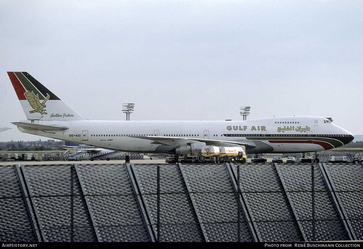 Aircraft Photo of OD-AGI | Boeing 747-2B4BM | Gulf Air | AirHistory.net #199640