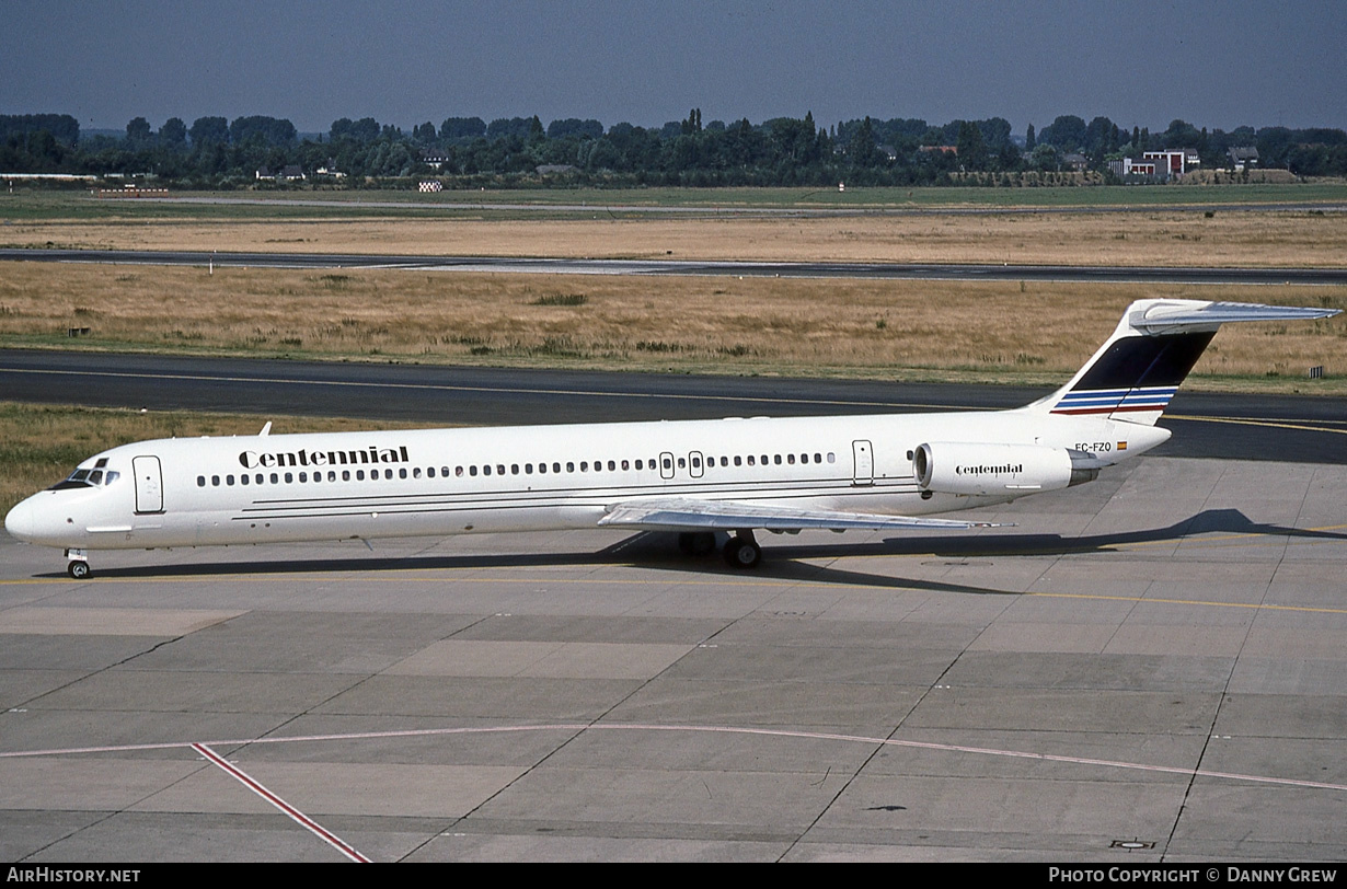 Aircraft Photo of EC-FZQ | McDonnell Douglas MD-83 (DC-9-83) | Centennial Airlines | AirHistory.net #199648