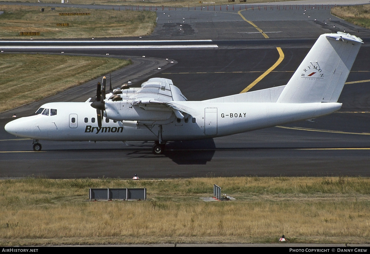 Aircraft Photo of G-BOAY | De Havilland Canada DHC-7-110 Dash 7 | Brymon Airways | AirHistory.net #199659