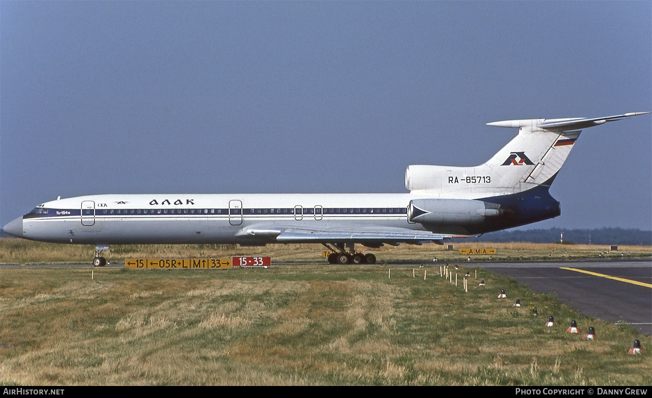 Aircraft Photo of RA-85713 | Tupolev Tu-154M | ALAK - Aktsionernaya Lizingovaya Aviakompania | AirHistory.net #199672