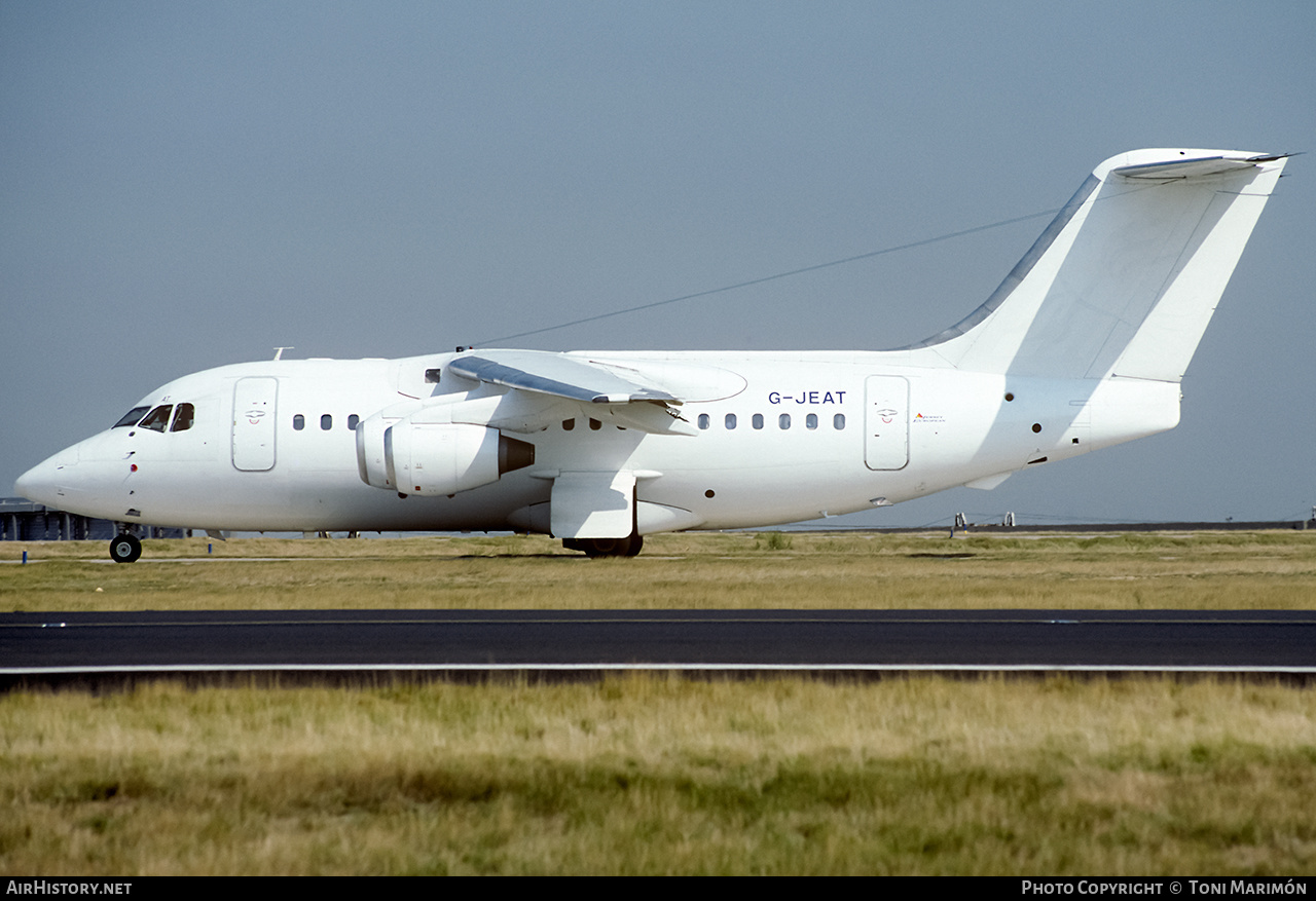 Aircraft Photo of G-JEAT | British Aerospace BAe-146-100 | Jersey European Airways | AirHistory.net #199685