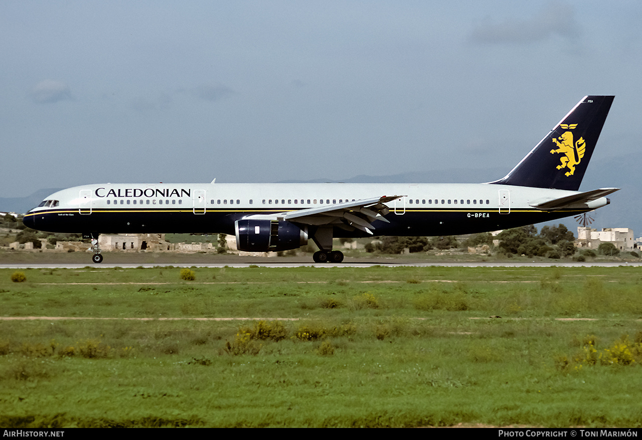 Aircraft Photo of G-BPEA | Boeing 757-236 | Caledonian Airways | AirHistory.net #199728