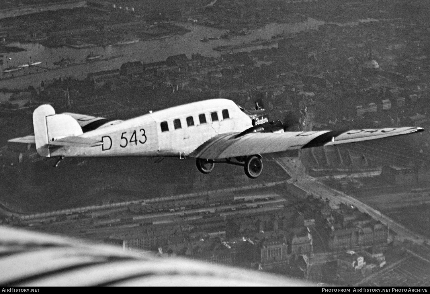 Aircraft Photo of D-543 | Junkers G24 | AirHistory.net #199729