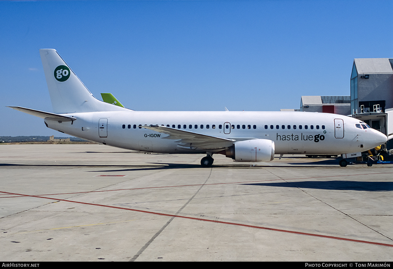 Aircraft Photo of G-IGOW | Boeing 737-3Y0 | Go Fly | AirHistory.net #199734