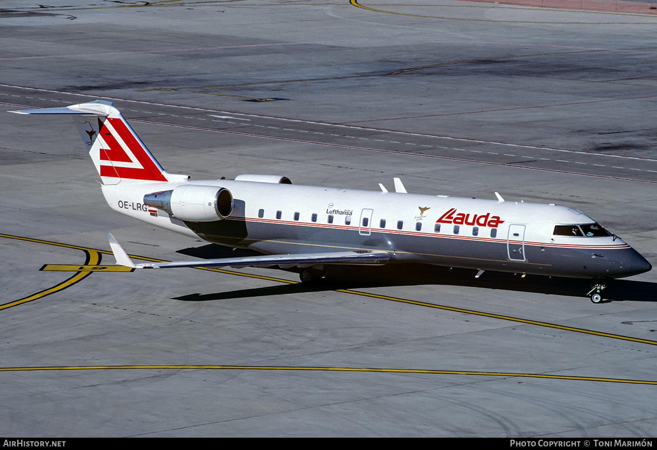 Aircraft Photo of OE-LRG | Canadair CRJ-100LR (CL-600-2B19) | Lauda Air | AirHistory.net #199735