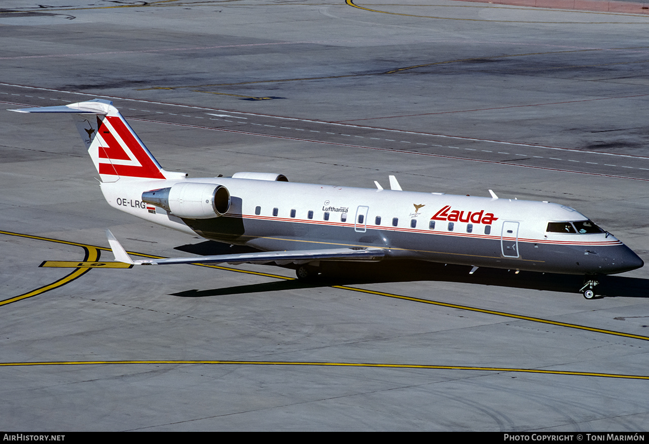 Aircraft Photo of OE-LRG | Canadair CRJ-100LR (CL-600-2B19) | Lauda Air | AirHistory.net #199735