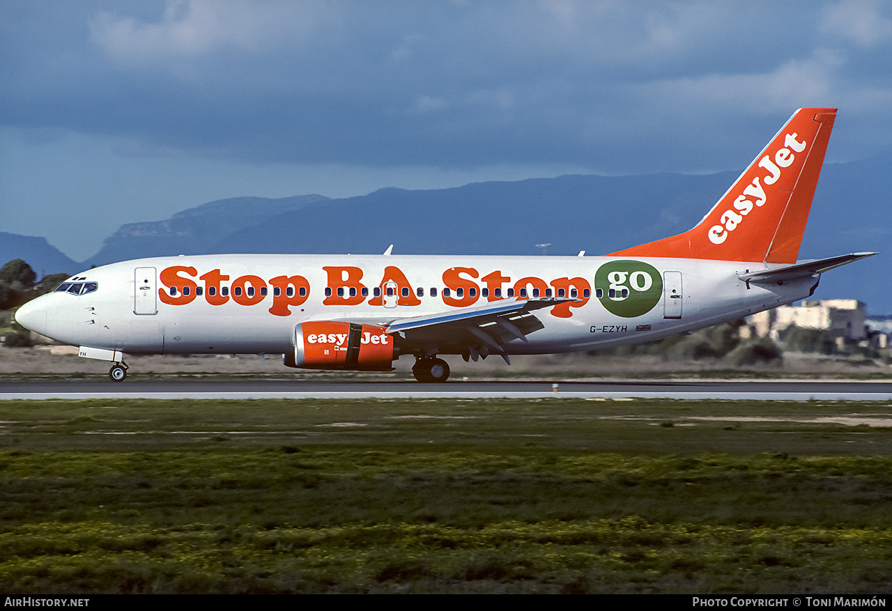 Aircraft Photo of G-EZYH | Boeing 737-33V | EasyJet | AirHistory.net #199736