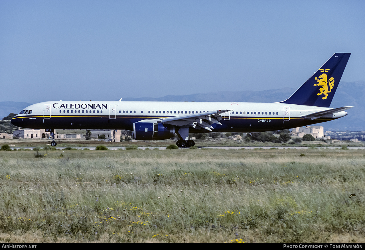 Aircraft Photo of G-BPEB | Boeing 757-236 | Caledonian Airways | AirHistory.net #199740