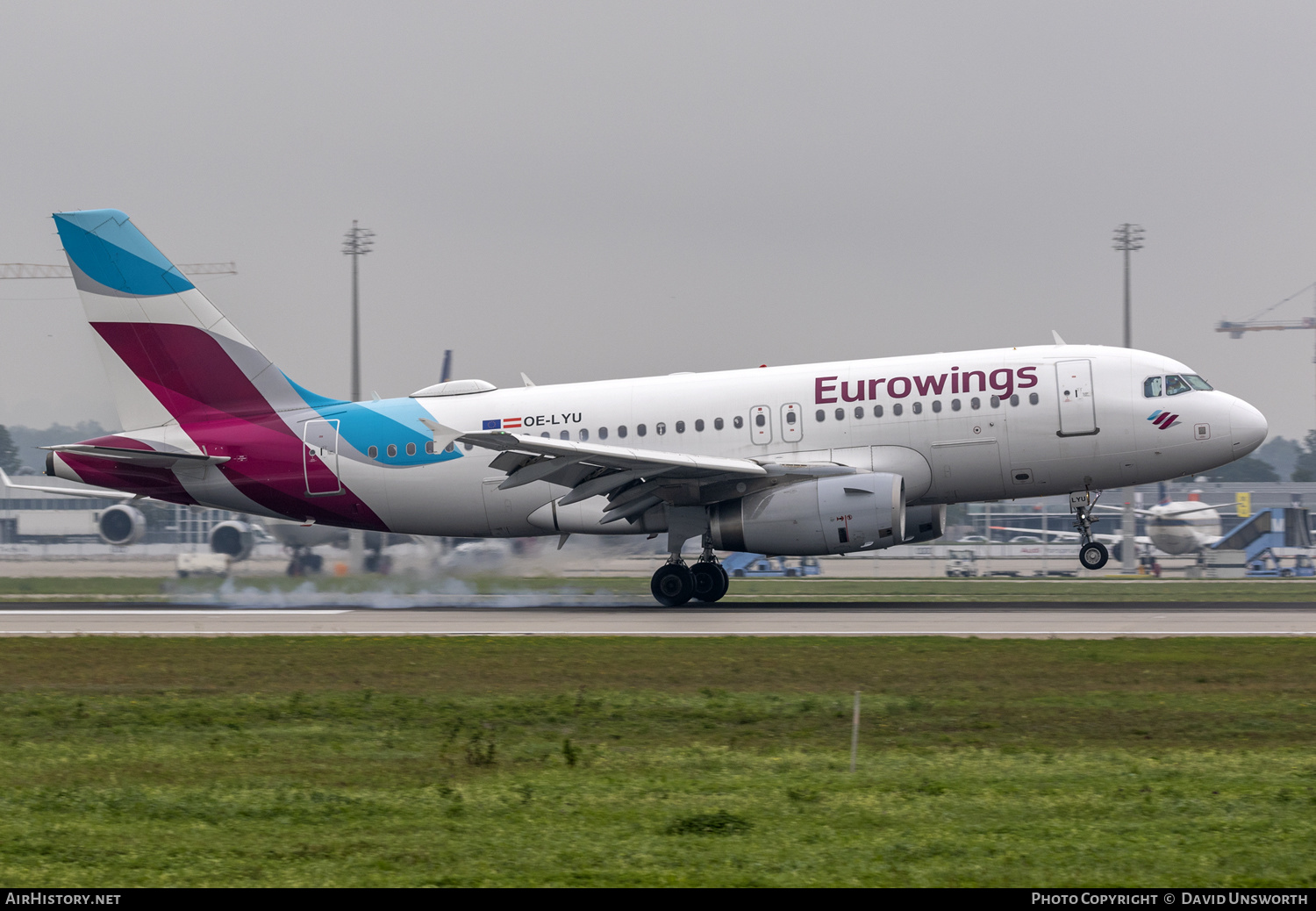 Aircraft Photo of OE-LYU | Airbus A319-132 | Eurowings | AirHistory.net #199825