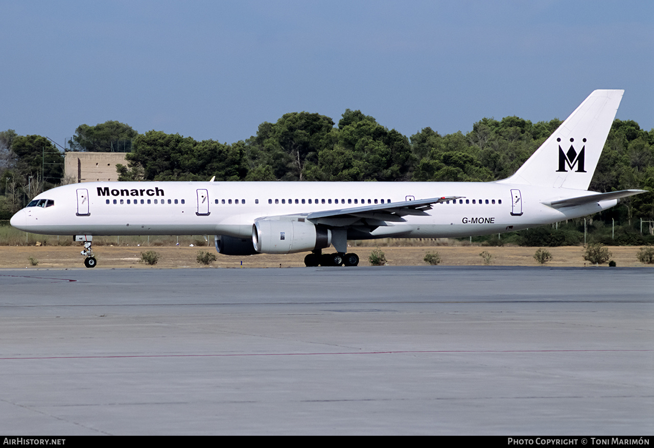 Aircraft Photo of G-MONE | Boeing 757-2T7 | Monarch Airlines | AirHistory.net #199830