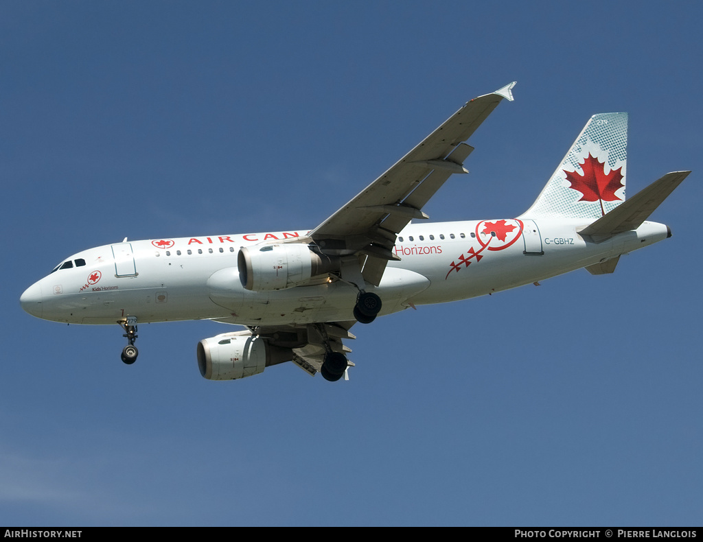 Aircraft Photo of C-GBHZ | Airbus A319-114 | Air Canada | AirHistory.net #199848