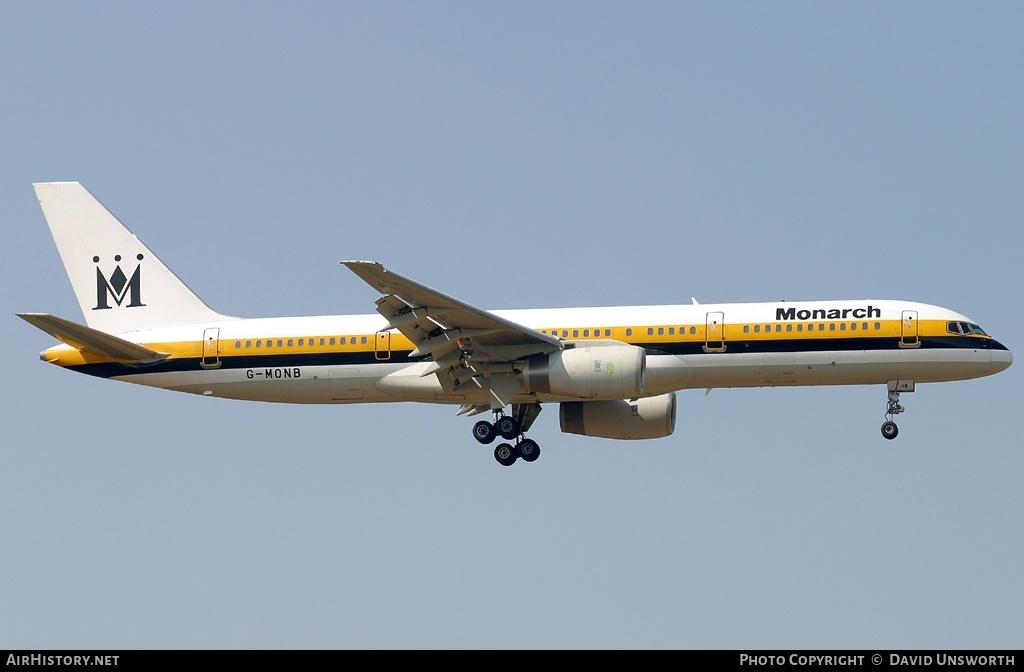 Aircraft Photo of G-MONB | Boeing 757-2T7 | Monarch Airlines | AirHistory.net #199890