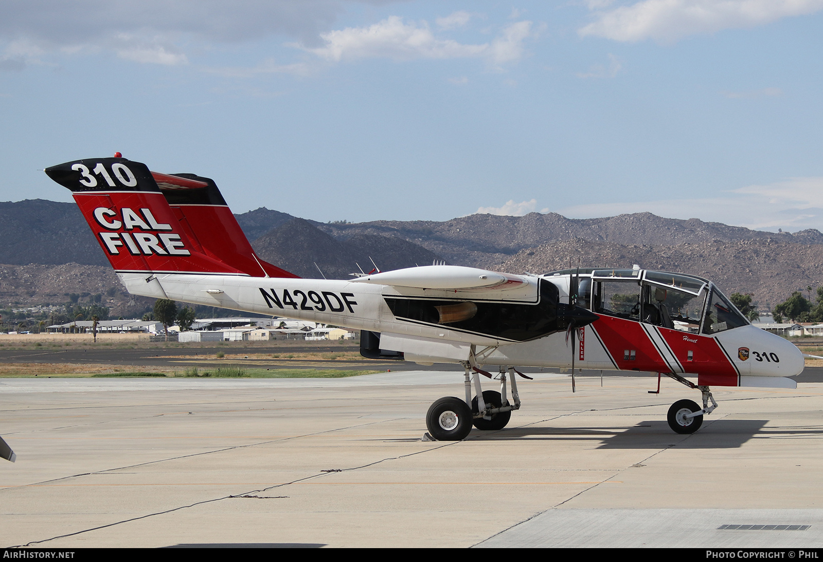 Aircraft Photo of N429DF | North American Rockwell OV-10A Bronco | Cal Fire - California Department of Forestry & Fire Protection | AirHistory.net #199916