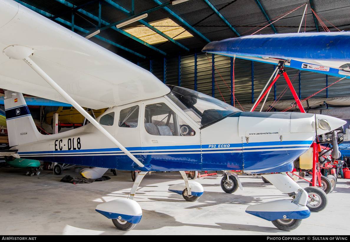 Aircraft Photo of EC-DL8 | Tecnam P-92EA Echo Super | AirHistory.net #199945