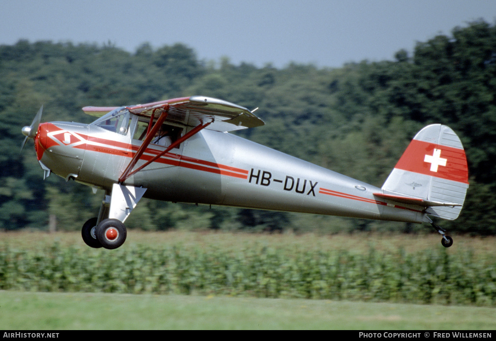 Aircraft Photo of HB-DUX | Luscombe 8A Silvaire | AirHistory.net #199955
