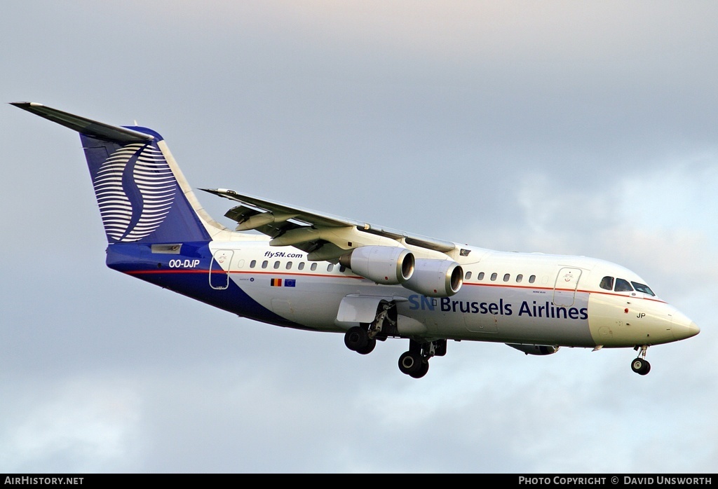 Aircraft Photo of OO-DJP | British Aerospace Avro 146-RJ85 | SN Brussels Airlines | AirHistory.net #199964