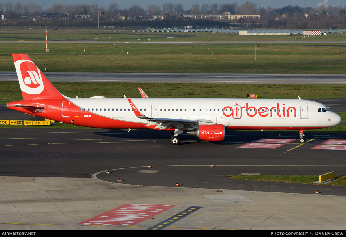Aircraft Photo of D-ABCM | Airbus A321-211 | Air Berlin | AirHistory.net #199982