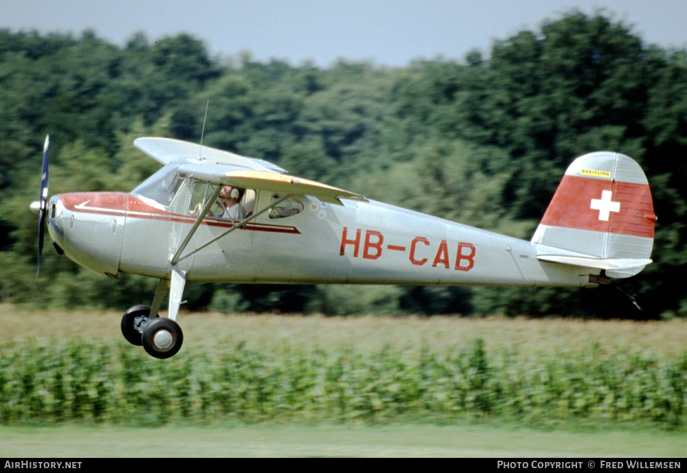 Aircraft Photo of HB-CAB | Cessna 140 | AirHistory.net #199989