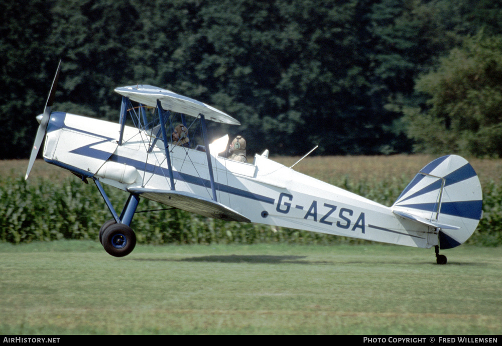 Aircraft Photo of G-AZSA | Stampe-Vertongen SV-4B | AirHistory.net #200015