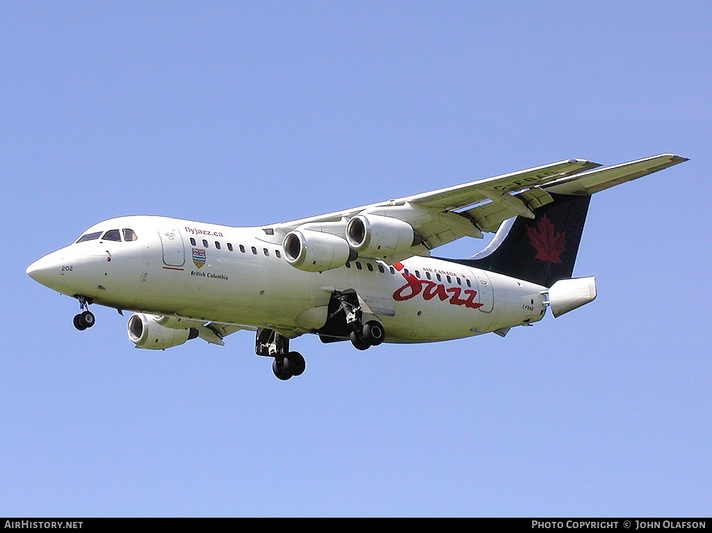 Aircraft Photo of C-FBAB | British Aerospace BAe-146-200 | Air Canada Jazz | AirHistory.net #200024