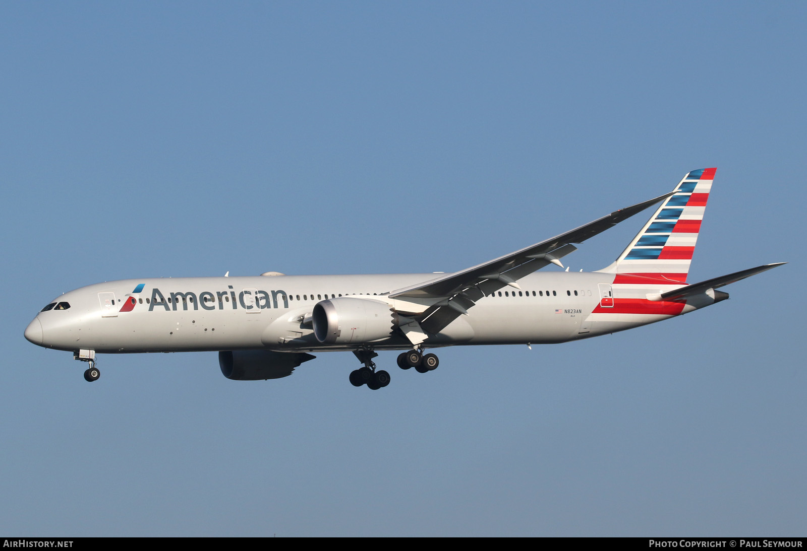 Aircraft Photo of N823AN | Boeing 787-9 Dreamliner | American Airlines | AirHistory.net #200069