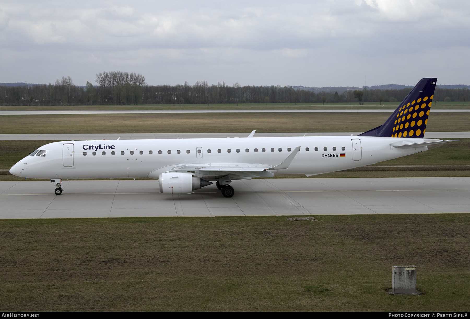 Aircraft Photo of D-AEBB | Embraer 195LR (ERJ-190-200LR) | Lufthansa CityLine | AirHistory.net #200082