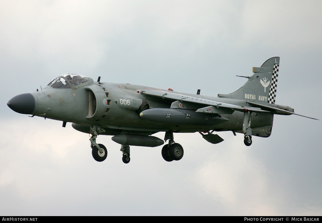 Aircraft Photo of ZH813 | British Aerospace Sea Harrier FA2 | UK - Navy | AirHistory.net #200094