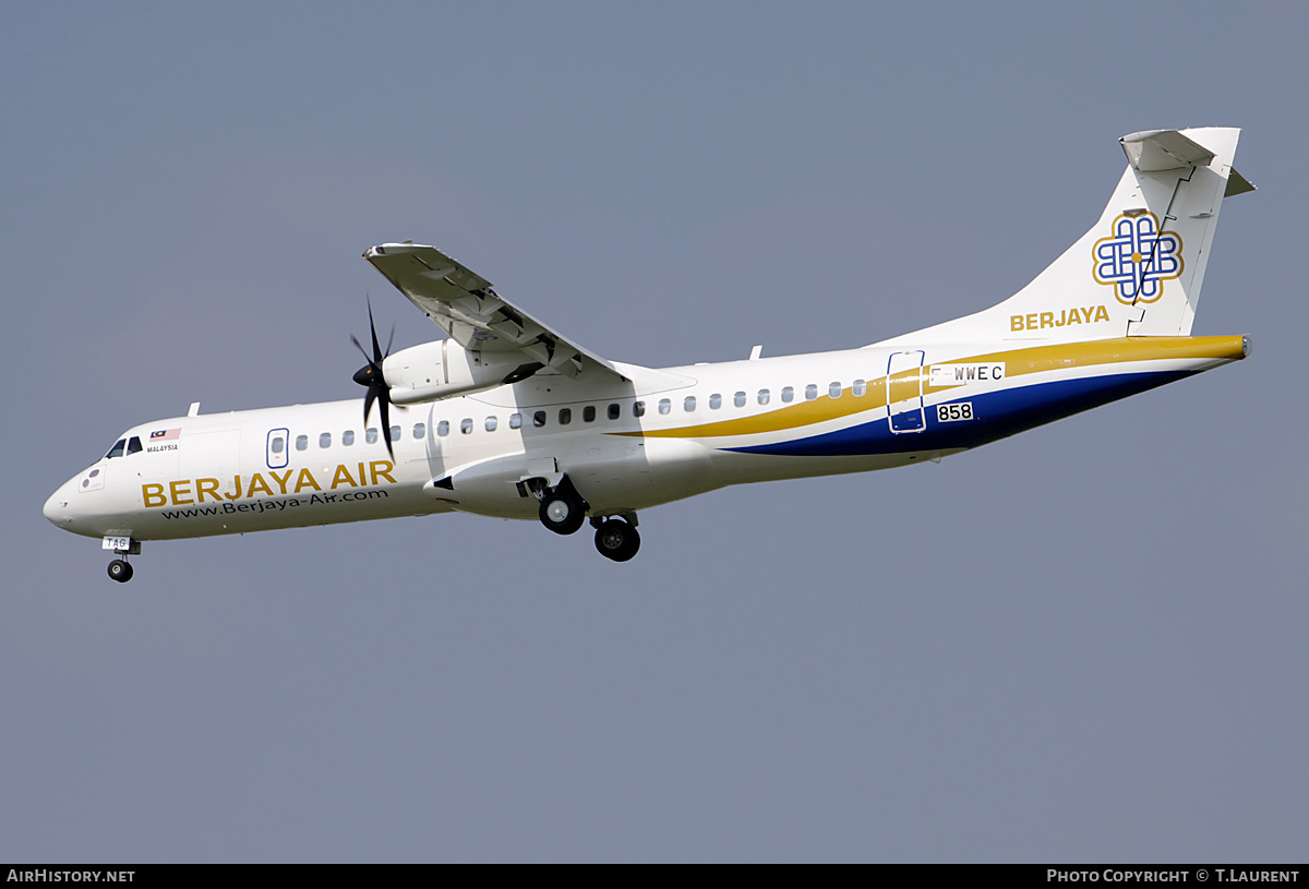 Aircraft Photo of F-WWEC | ATR ATR-72-500 (ATR-72-212A) | Berjaya Air | AirHistory.net #200100