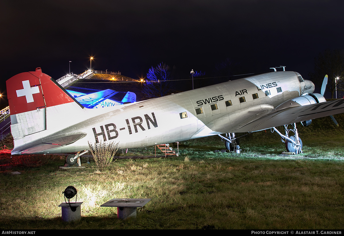 Aircraft Photo of HB-IRN | Douglas C-53B Skytrooper | Swissair - Swiss Air Lines | AirHistory.net #200109