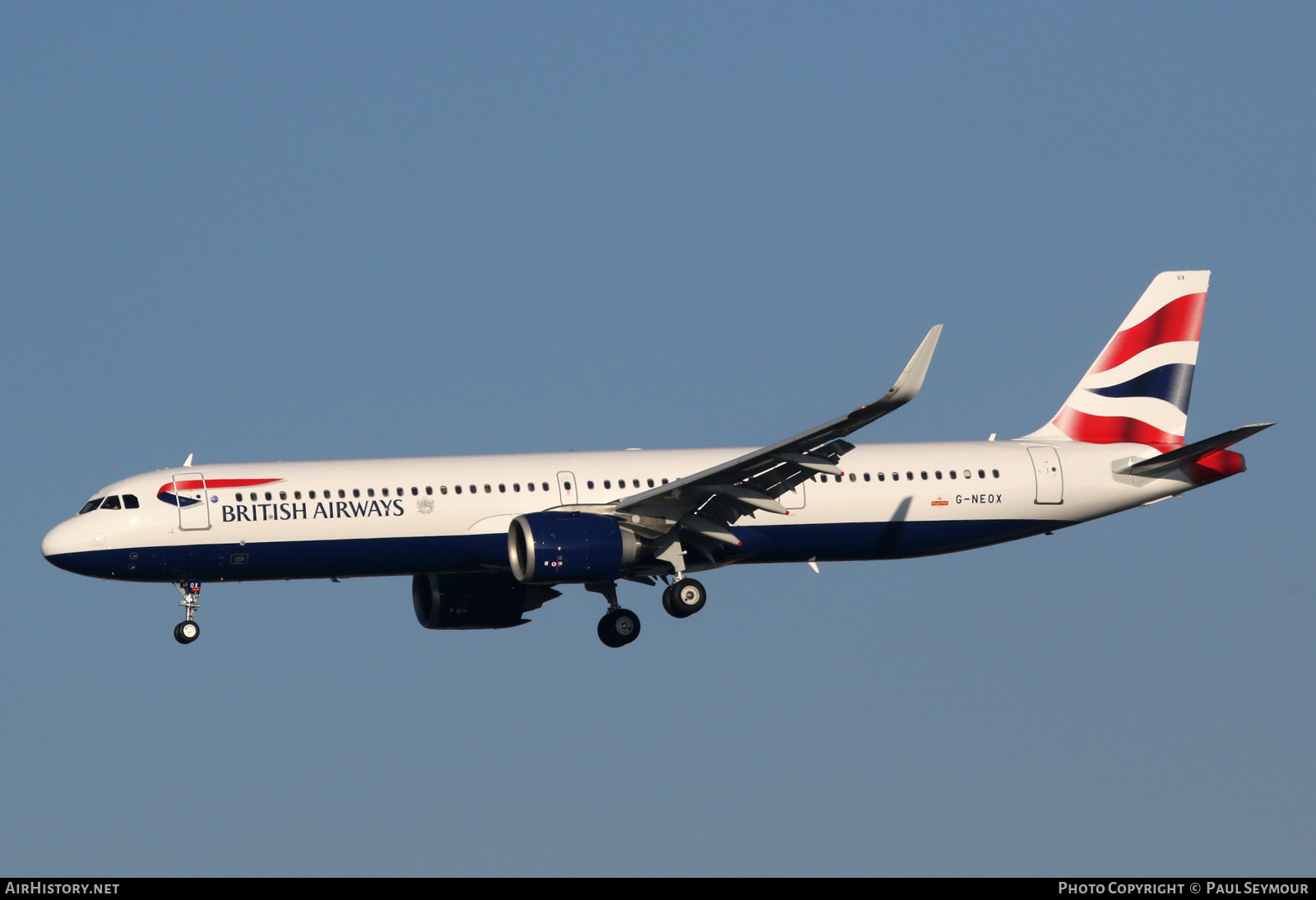 Aircraft Photo of G-NEOX | Airbus A321-251NX | British Airways | AirHistory.net #200121