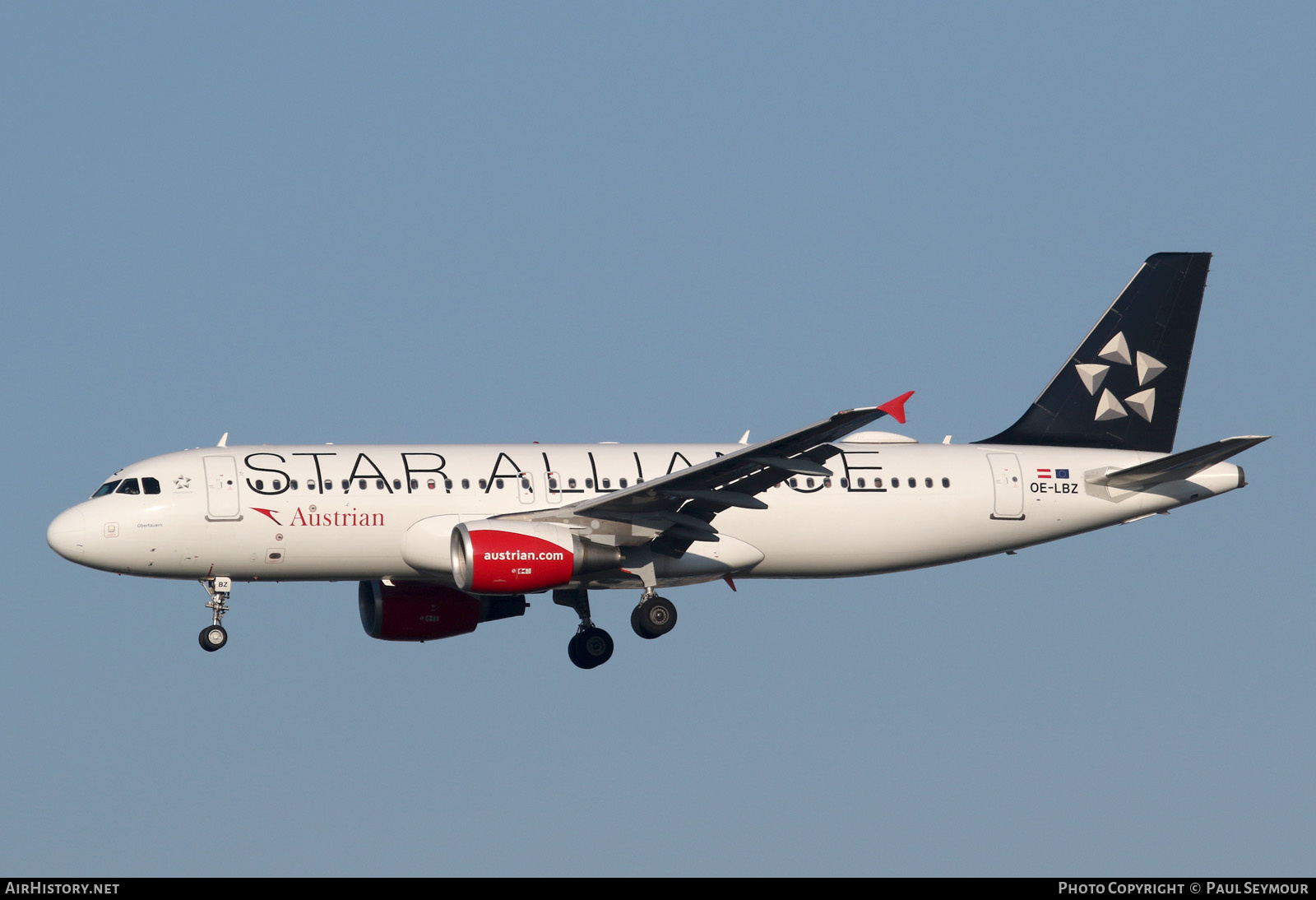 Aircraft Photo of OE-LBZ | Airbus A320-214 | Austrian Airlines | AirHistory.net #200129