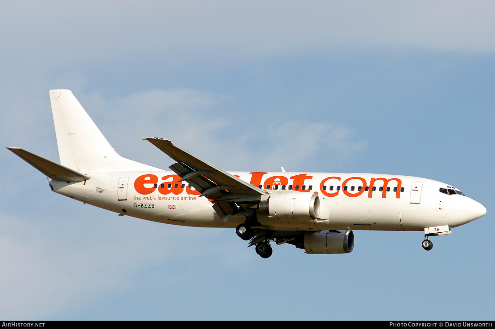 Aircraft Photo of G-BZZB | Boeing 737-3L9 | EasyJet | AirHistory.net #200137