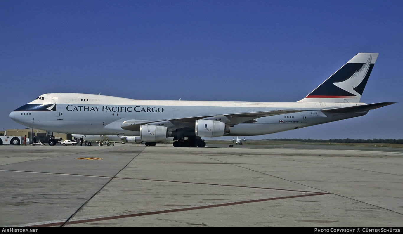 Aircraft Photo of B-HIH | Boeing 747-267B | Cathay Pacific Airways Cargo | AirHistory.net #200149