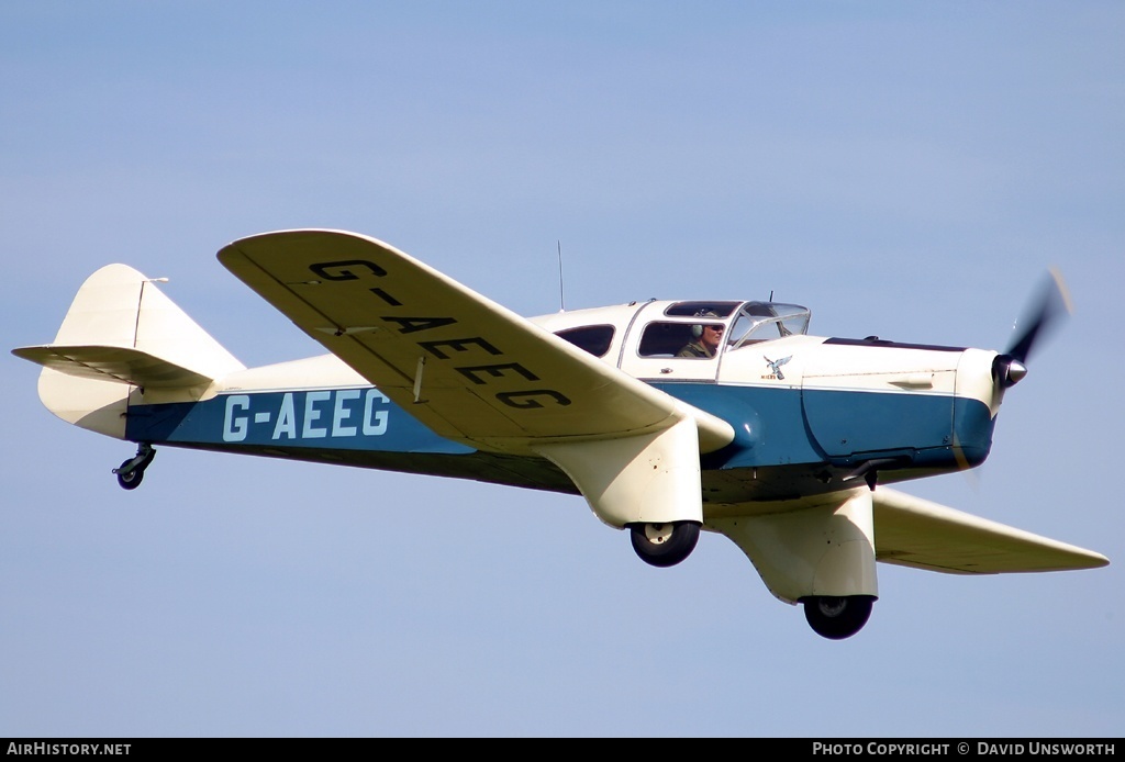 Aircraft Photo of G-AEEG | Miles M.3A Falcon Major | AirHistory.net #200157