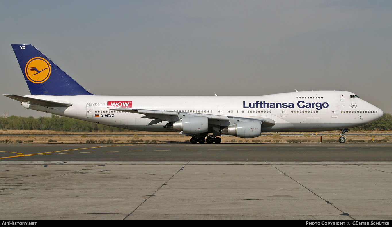 Aircraft Photo of D-ABYZ | Boeing 747-230B(SF) | Lufthansa Cargo | AirHistory.net #200167