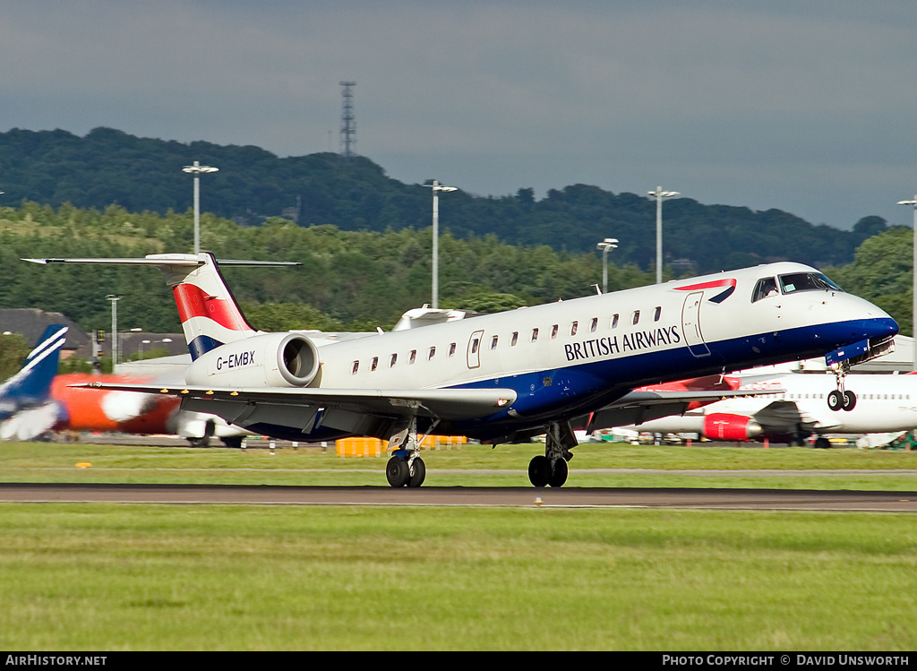 Aircraft Photo of G-EMBX | Embraer ERJ-145EU (EMB-145EU) | British Airways | AirHistory.net #200183
