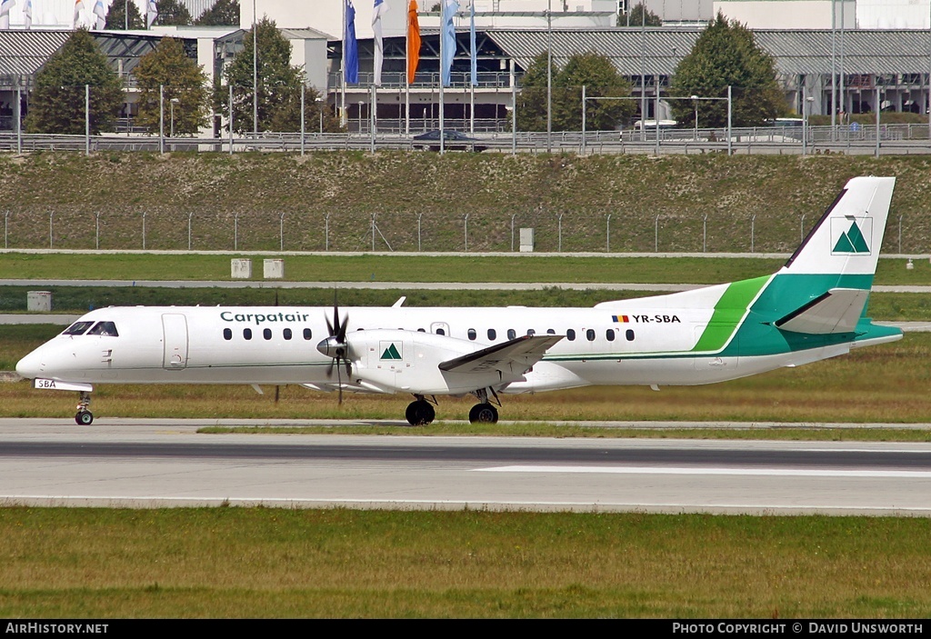 Aircraft Photo of YR-SBA | Saab 2000 | Carpatair | AirHistory.net #200184