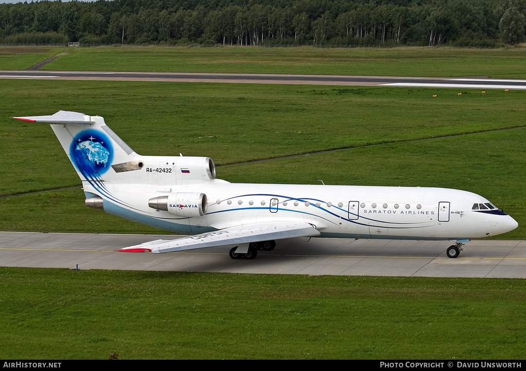 Aircraft Photo of RA-42432 | Yakovlev Yak-42D | Sar Avia - Saratov Airlines | AirHistory.net #200190