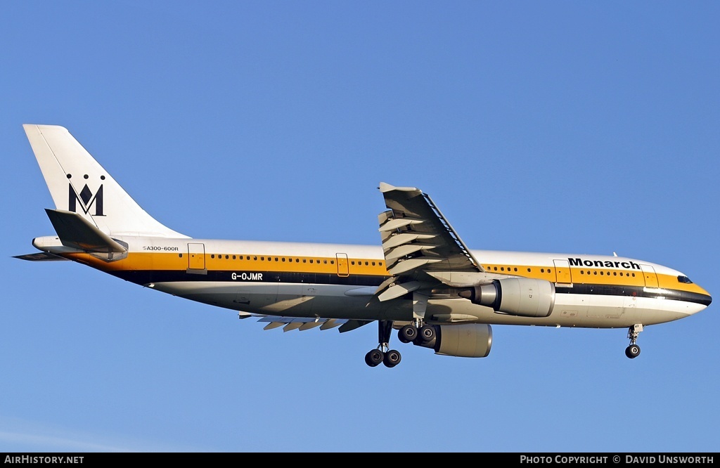 Aircraft Photo of G-OJMR | Airbus A300B4-605R | Monarch Airlines | AirHistory.net #200199