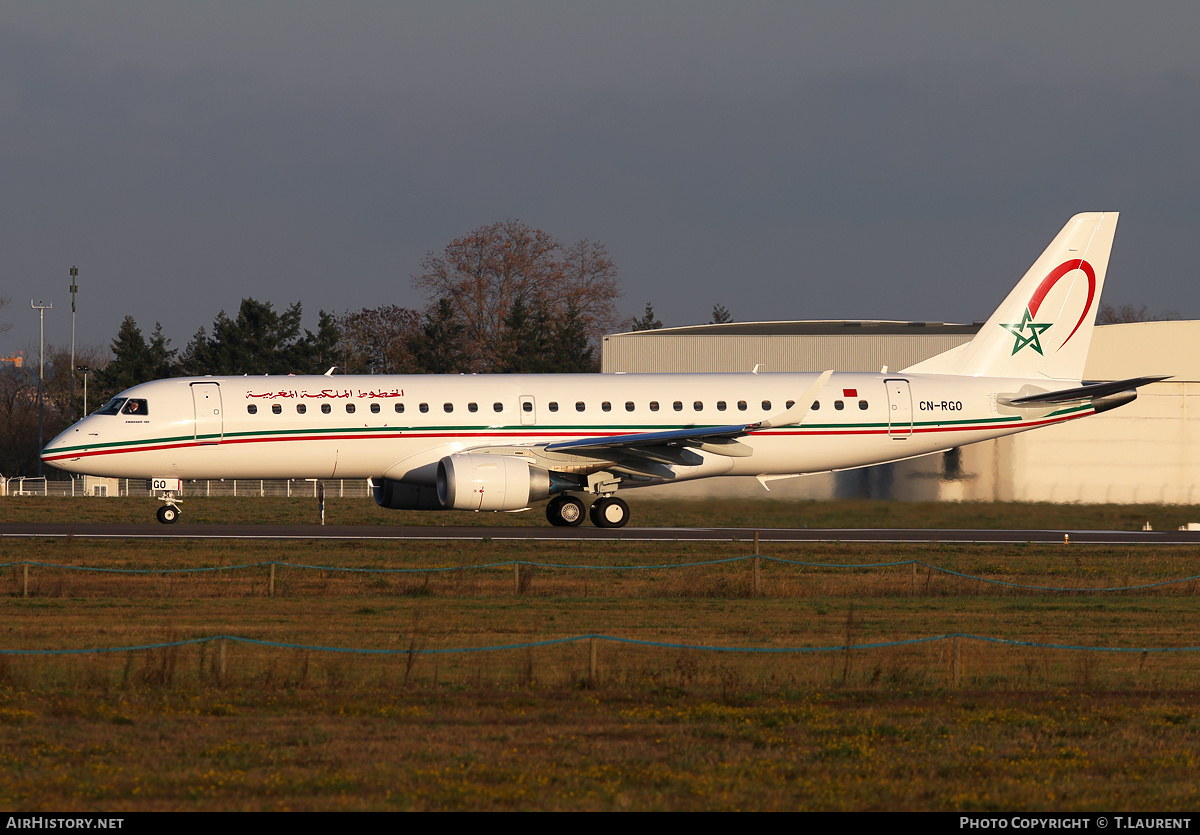 Aircraft Photo of CN-RGO | Embraer 190AR (ERJ-190-100IGW) | Royal Air Maroc - RAM | AirHistory.net #200201