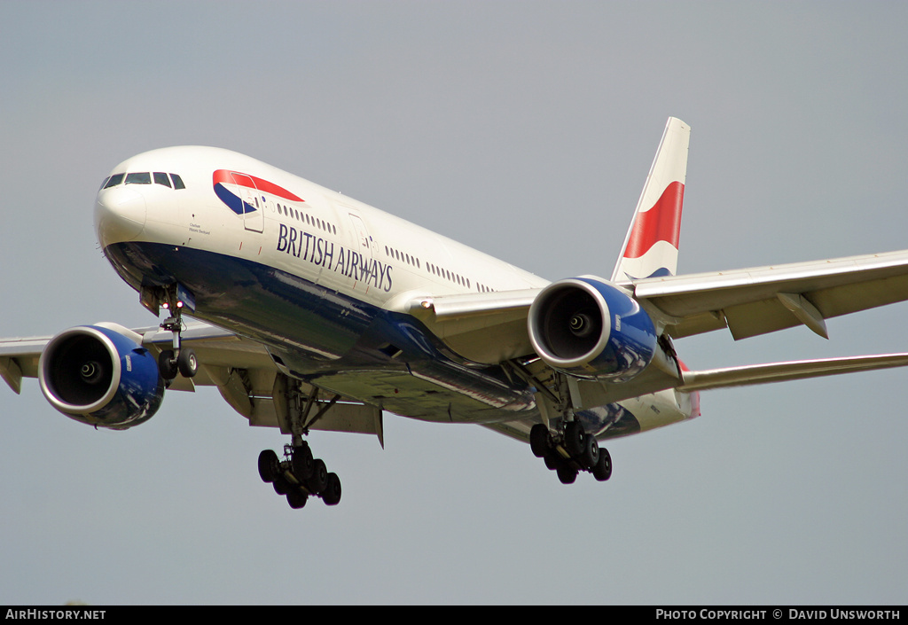 Aircraft Photo of G-YMMD | Boeing 777-236/ER | British Airways | AirHistory.net #200203