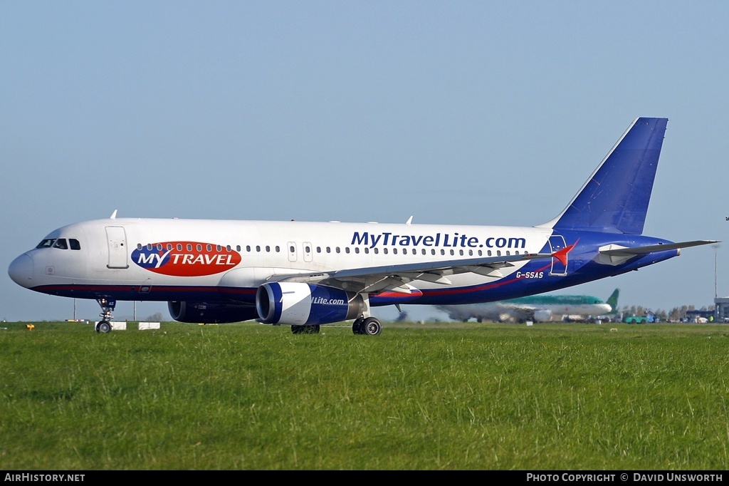 Aircraft Photo of G-SSAS | Airbus A320-231 | MyTravel Airways | AirHistory.net #200208