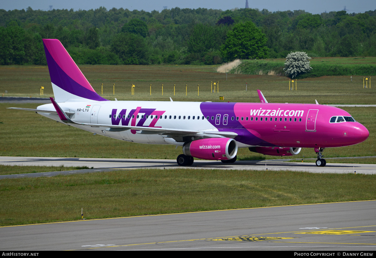 Aircraft Photo of HA-LYG | Airbus A320-232 | Wizz Air | AirHistory.net #200222